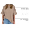image:imageANRABESS Womens Tops Summer Short Sleeve Oversized T Shirts 2026Khaki