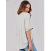image:imageANRABESS Womens Tops Summer Short Sleeve Oversized T Shirts 2026Light Gray