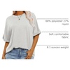 image:imageANRABESS Womens Tops Summer Short Sleeve Oversized T Shirts 2026Light Gray