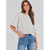 image:imageANRABESS Womens Tops Summer Short Sleeve Oversized T Shirts 2026Light Gray