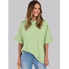 image:imageANRABESS Womens Tops Summer Short Sleeve Oversized T Shirts 2026Light Green