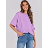 image:imageANRABESS Womens Tops Summer Short Sleeve Oversized T Shirts 2026Lilac
