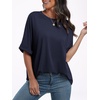 image:imageANRABESS Womens Tops Summer Short Sleeve Oversized T Shirts 2026Navy Blue