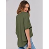 image:imageANRABESS Womens Tops Summer Short Sleeve Oversized T Shirts 2026Olive Green
