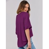image:imageANRABESS Womens Tops Summer Short Sleeve Oversized T Shirts 2026Purple