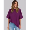 image:imageANRABESS Womens Tops Summer Short Sleeve Oversized T Shirts 2026Purple