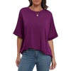 image:imageANRABESS Womens Tops Summer Short Sleeve Oversized T Shirts 2026Purple