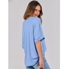 image:imageANRABESS Womens Tops Summer Short Sleeve Oversized T Shirts 2026Sky Blue