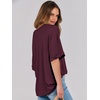 image:imageANRABESS Womens Tops Summer Short Sleeve Oversized T Shirts 2026Wine