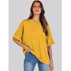 image:imageANRABESS Womens Tops Summer Short Sleeve Oversized T Shirts 2026Yellow