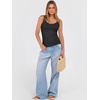 image:imageANRABESS Womens V Neck Tank Top Ribbed Knit Summer Casual CamisoleBlack