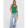 image:imageANRABESS Womens V Neck Tank Top Ribbed Knit Summer Casual CamisoleGreen