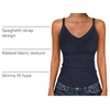 image:imageANRABESS Womens V Neck Tank Top Ribbed Knit Summer Casual CamisoleNavy Blue
