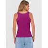 image:imageANRABESS Womens V Neck Tank Top Ribbed Knit Summer Casual CamisolePurple Red
