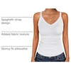 image:imageANRABESS Womens V Neck Tank Top Ribbed Knit Summer Casual CamisoleWhite