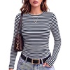 Navy White Stripes