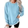 image:imageANRABESS Womens Oversized Sweatshirts Crew Neck Fall Pullover TopsLight Blue