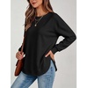 image:imageANRABESS Crewneck Sweatshirts for Women Long Sleeve Shirts Black