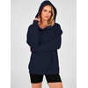 image:imageANRABESS Hoodies for Women Henley Collar Oversized SweatshirtDark Blue