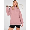 image:imageANRABESS Hoodies for Women Henley Collar Oversized SweatshirtLight Pink
