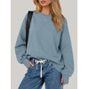 image:imageANRABESS Sweatshirt for Women Crewneck Fleece 2026 Fall OutfitsBlue