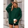 image:imageANRABESS Sweatshirt for Women Crewneck Fleece 2026 Fall OutfitsDeep Green