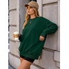 image:imageANRABESS Sweatshirt for Women Crewneck Fleece 2026 Fall OutfitsDeep Green