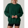 image:imageANRABESS Sweatshirt for Women Crewneck Fleece 2026 Fall OutfitsDeep Green