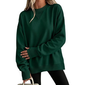 image:imageANRABESS Sweatshirt for Women Crewneck Fleece 2026 Fall OutfitsDeep Green