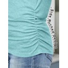 image:imageANRABESS Long Sleeve Shirts for Women V Neck Ruched Side Fall TopsAuqa