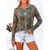 image:imageANRABESS Women Boat Neck Top Fall Long Sleeve Shirts Layer TeeLake Floral