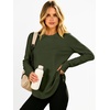 image:imageANRABESS Women Long Sleeve Thermal Top Fleece Shirts with Thumb HoleArmy Green