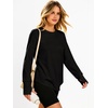 image:imageANRABESS Women Long Sleeve Thermal Top Fleece Shirts with Thumb HoleBlack