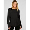 image:imageANRABESS Women Long Sleeve Thermal Top Fleece Shirts with Thumb HoleBlack