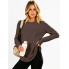 image:imageANRABESS Women Long Sleeve Thermal Top Fleece Shirts with Thumb HoleBrown