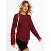 image:imageANRABESS Women Long Sleeve Thermal Top Fleece Shirts with Thumb HoleRed