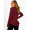 image:imageANRABESS Women Long Sleeve Thermal Top Fleece Shirts with Thumb HoleRed