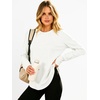 image:imageANRABESS Women Long Sleeve Thermal Top Fleece Shirts with Thumb HoleWhite