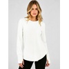 image:imageANRABESS Women Long Sleeve Thermal Top Fleece Shirts with Thumb HoleWhite