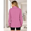 image:imageANRABESS Womens Half Zip Sweatshirts Loose Fleece PulloverHot Pink