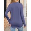 image:imageANRABESS Womens Long Sleeve Shirts V Neck Business Casual Work Tunic Tops Basic Tees 2026 Fall OutfitsBlue Gray