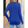 image:imageANRABESS Womens Long Sleeve Shirts V Neck Business Casual Work Tunic Tops Basic Tees 2026 Fall OutfitsBoyal Blue