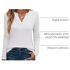 image:imageANRABESS Womens Long Sleeve Shirts V Neck Business Casual Work Tunic Tops Basic Tees 2026 Fall OutfitsWhite