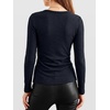image:imageANRABESS Womens Long Sleeve V Neck Shirts Slim Fit Tops Basic TeeNavy Blue