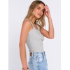 image:imageANRABESS Womens Square Neck Racerback Ribbed Slim Fit Summer Tank TopsBright Grey