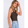 image:imageANRABESS Womens Square Neck Racerback Ribbed Slim Fit Summer Tank TopsCoffee