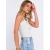 image:imageANRABESS Womens Square Neck Racerback Ribbed Slim Fit Summer Tank TopsWhite