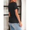 image:imageANRABESS Womens Summer Tops Short Sleeve Tshirts Dressy Casual BlouseBlack