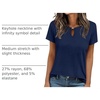 image:imageANRABESS Womens Summer Tops Short Sleeve Tshirts Dressy Casual BlouseDeep Royal Blue