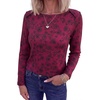 Wine Black Floral